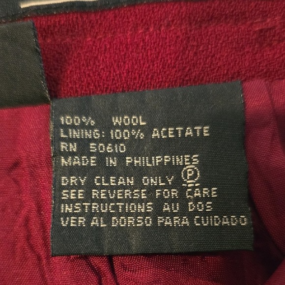 Kasper & Company ASL 100% Wool Pleated Pants – Women's Size 12 - Picture 6 of 11